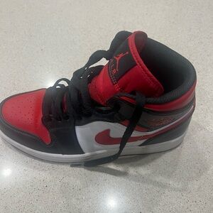 Jordan red and black